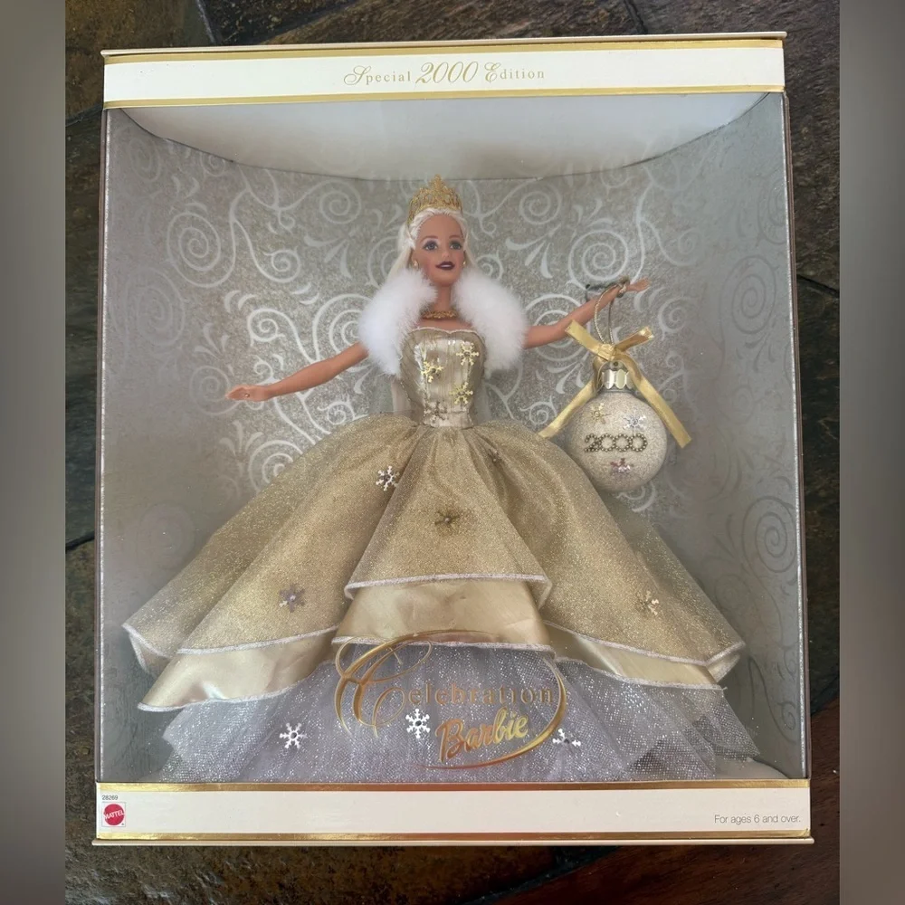 New Barbie Celebration 2000 Edition Doll Special Collector's Item- Mattel 28269